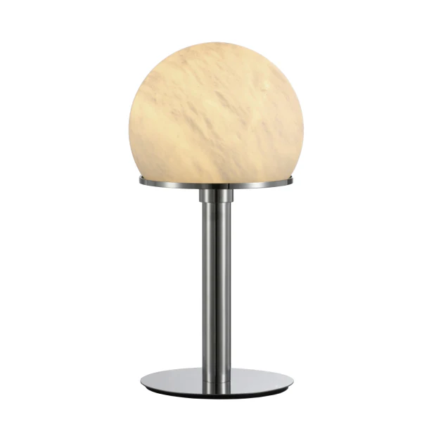 Le Moon Spanish Alabaster Stone Table Lamp - Image 6