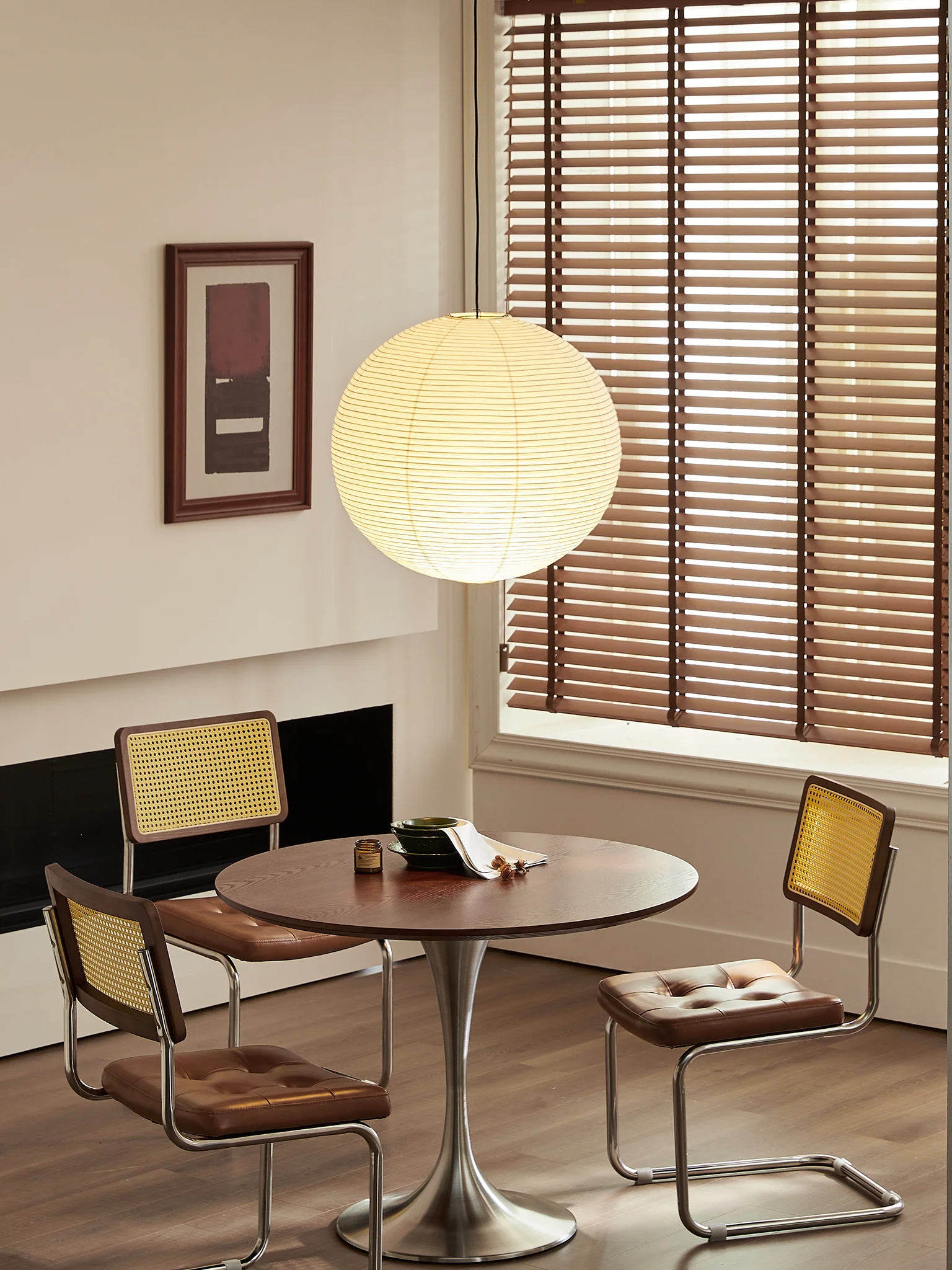 Luna Washi Paper Pendant Shade - Image 7